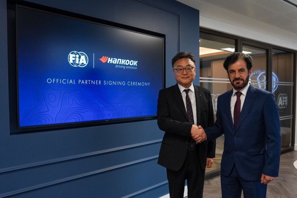 Hankook se stává globálním partnerem FIA