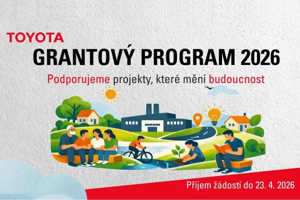 Toyota v Kolíně otevírá grantový program pro rok 2026