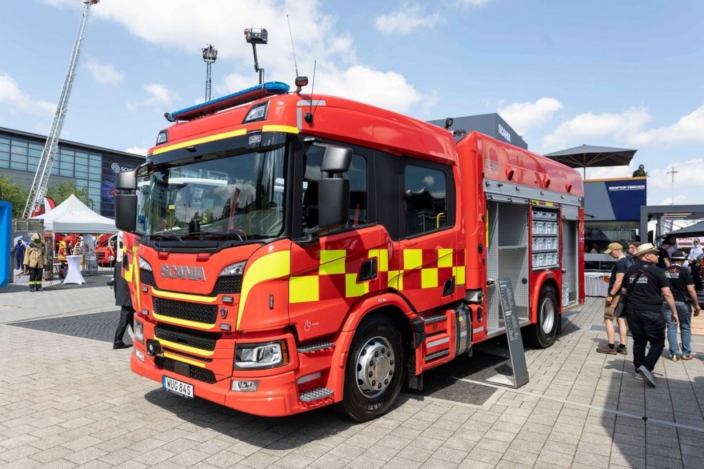 Scania na veletrhu Interschutz