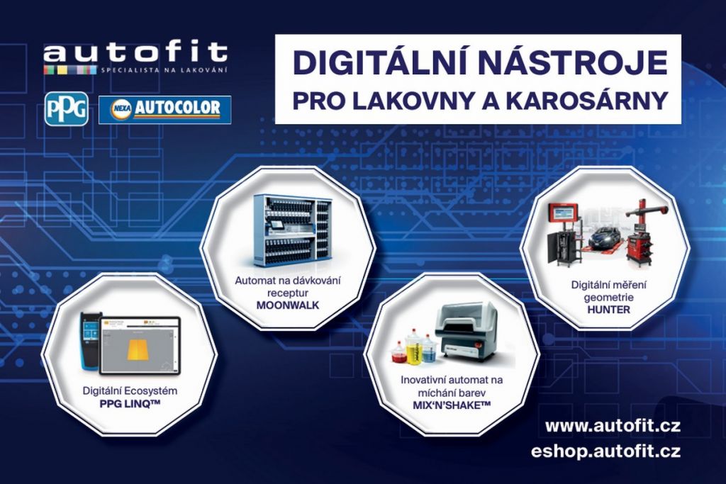 Použití digitálních technologií v lakovně a karosárně