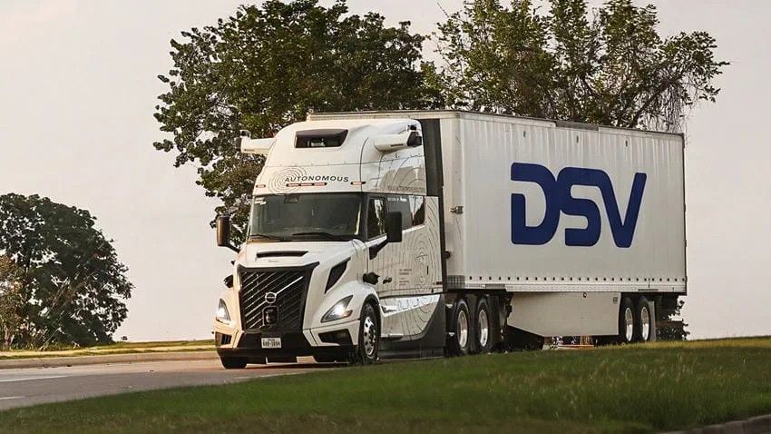 DSV v USA testuje autonomní nákladní dopravu