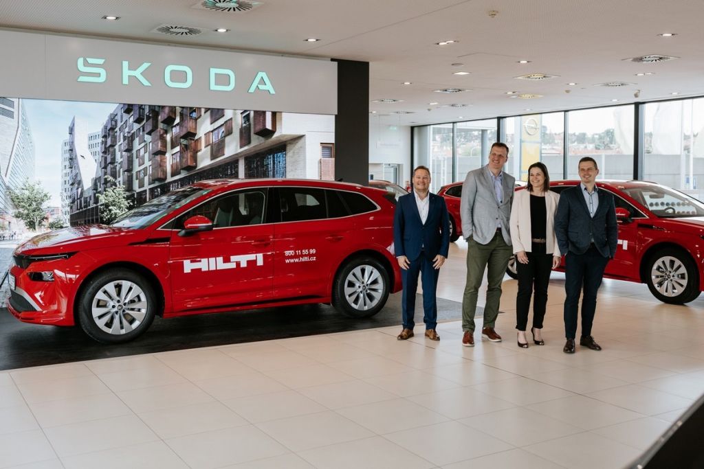 Škody Enyaq z AutoPalace Spořilov pro Hilti ČR